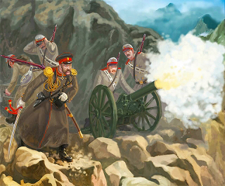 【再入荷】113 ロシア 山岳砲 冬服 1877年
