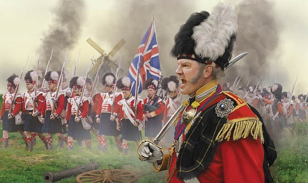 【新製品】140)ナポレオン戦争 スコットランド兵 行軍