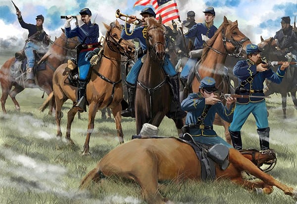 【新製品】151)南北戦争 ゲティスバーグの戦い 南軍騎兵