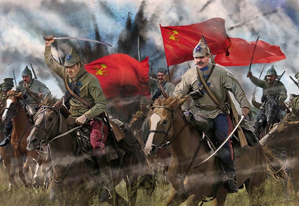 【新製品】164)ロシア内戦 赤軍騎兵 夏服