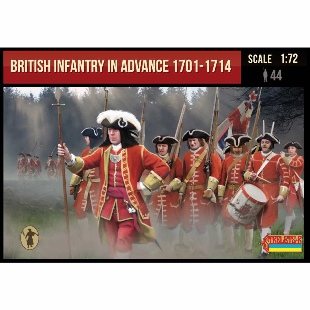 【再入荷】230 スペイン継承戦争 イギリス歩兵 進軍中 1701-1714年