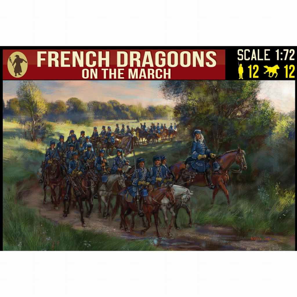 【再入荷】251 スペイン継承戦争 フランス竜騎兵 行軍中