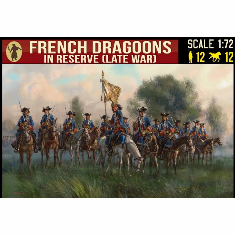 【再入荷】252 スペイン継承戦争 フランス竜騎兵 予備隊