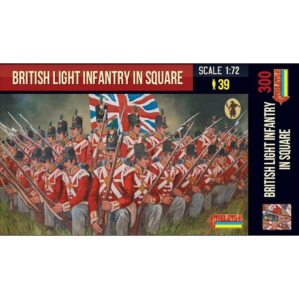 【新製品】300 ナポレオン戦争 イギリス軽歩兵 方陣