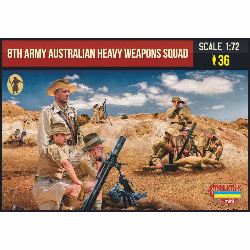 【再入荷】MINI M156 WWII オーストラリア 第8軍 重火器チーム