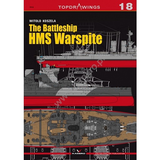 【再入荷】TOPDRAWINGS 7018 戦艦 ウォースパイト Warspite