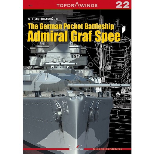 【再入荷】TOPDRAWINGS 7022 ドイツ海軍 ポケット戦艦 アドミラル・グラーフ・シュペー Admiral Graf Spee