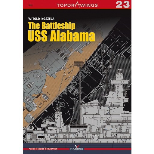 【再入荷】TOPDRAWINGS 7023 米 戦艦 BB-60 アラバマ USS Alabama