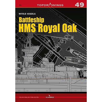 【再入荷】TOPDRAWINGS 7049 HMS 戦艦 ロイヤル・オーク