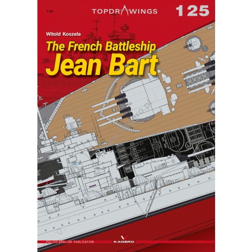 【再入荷】TOPDRAWINGS 7125 仏海軍 戦艦 ジャン・バール