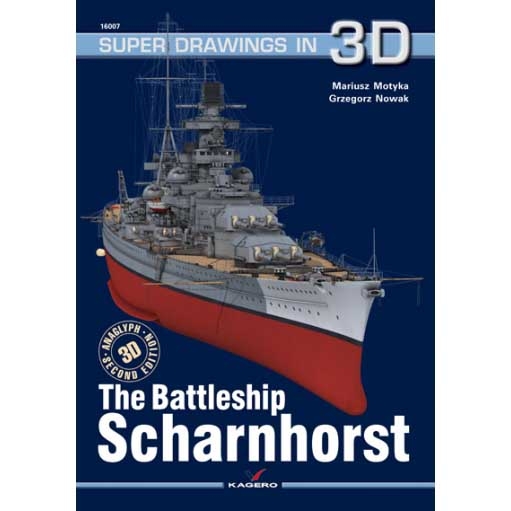 【再入荷】SUPER DRAWINGS IN 3D 16007 ドイツ海軍 戦艦 シャルンホルスト