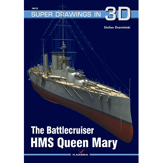 【新製品】[2071001601204] SUPER DRAWINGS IN 3D 16012)イギリス 巡洋戦艦 クイーン・メリー