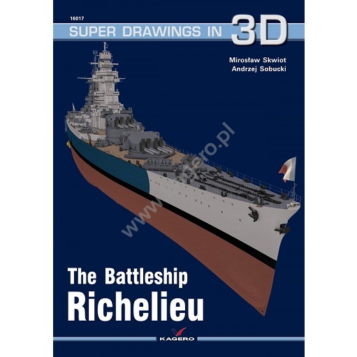 【新製品】[2071001601709] SUPER DRAWINGS IN 3D 16017)戦艦 リシュリュー