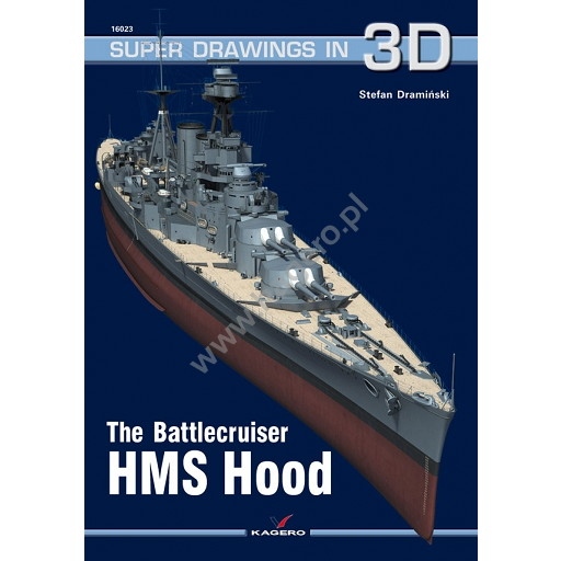 【新製品】[2071001602300] SUPER DRAWINGS IN 3D 16023)巡洋戦艦 フッド Hood
