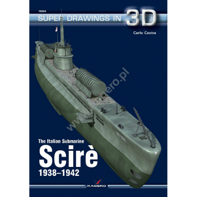 【再入荷】SUPER DRAWINGS IN 3D 16044 伊 潜水艦 シレ Scire 1938-1942