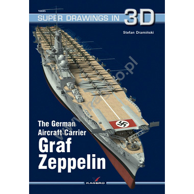 【再入荷】SUPER DRAWINGS IN 3D 16045 独海軍 航空母艦 グラーフ・ツェッペリン Graf Zeppelin