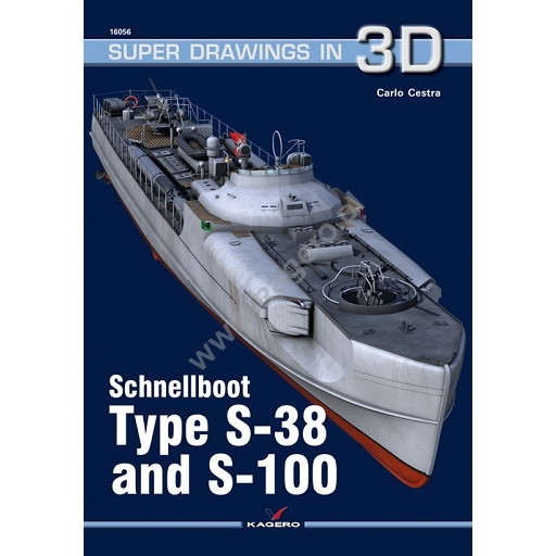 【新製品】SUPER DRAWINGS IN 3D 16056 魚雷艇 S-38型&S-100型
