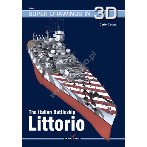 【新製品】SUPER DRAWINGS IN 3D 16062 イタリア海軍 戦艦 リットリオ