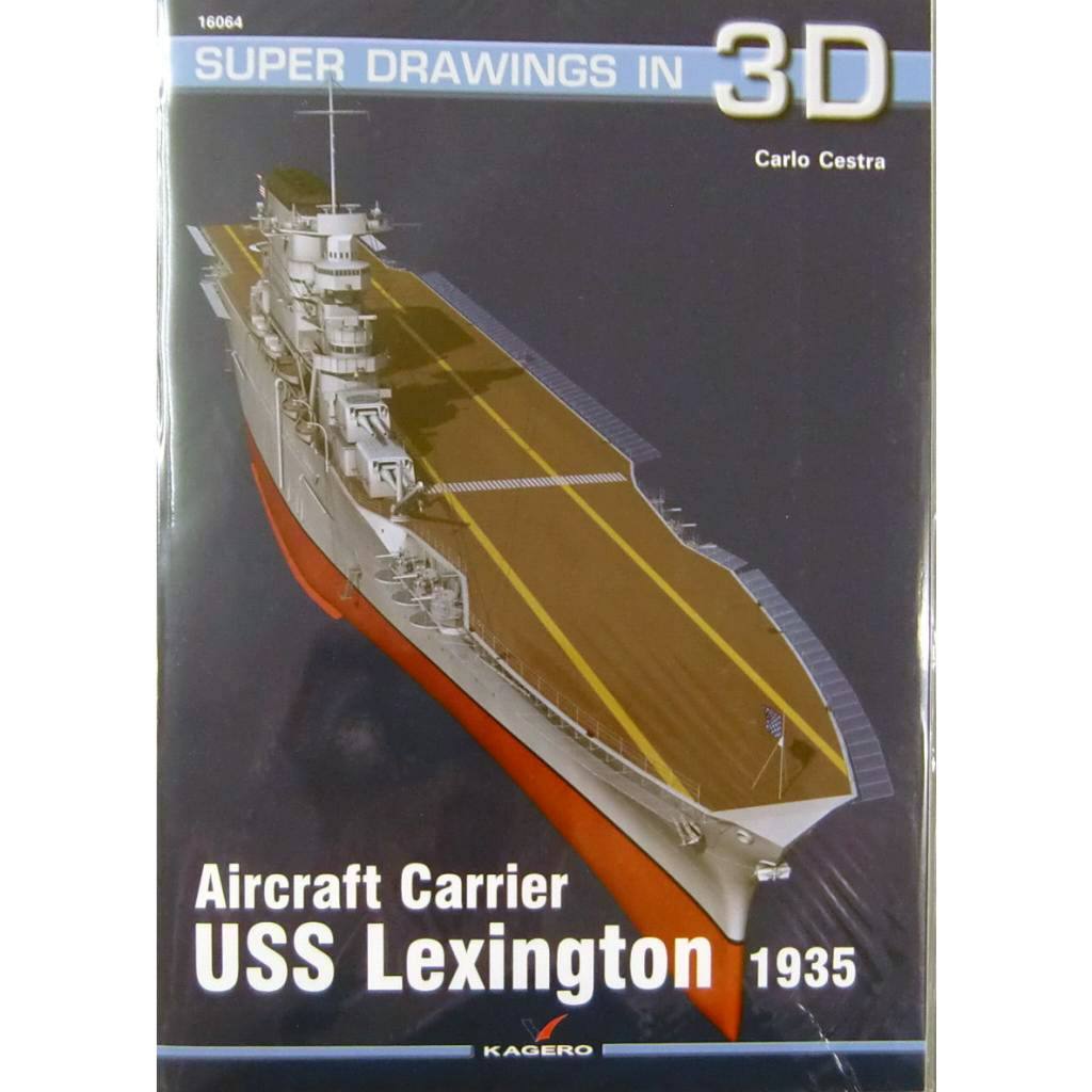 【新製品】SUPER DRAWINGS IN 3D 16064 米海軍 航空母艦 レキシントン 1935