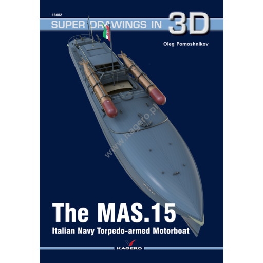 【新製品】SUPER DRAWINGS IN 3D 16082 伊海軍 MAS-15 装甲魚雷艇