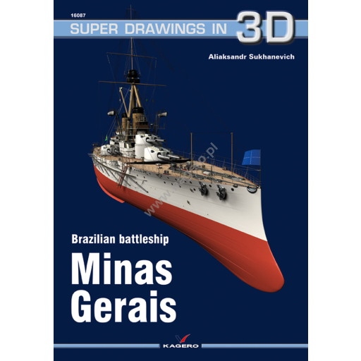 【再入荷】SUPER DRAWINGS IN 3D 16087 ブラジル海軍 戦艦 ミナス・ジェライス
