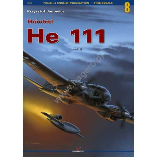 【再入荷】MONOGRAFIE 3008 ハインケル He111 Vol.2 デカール付き