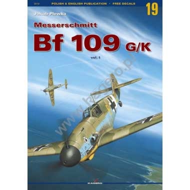【再入荷】MONOGRAFIE 3019 メッサーシュミット Bf109G/K デカール付