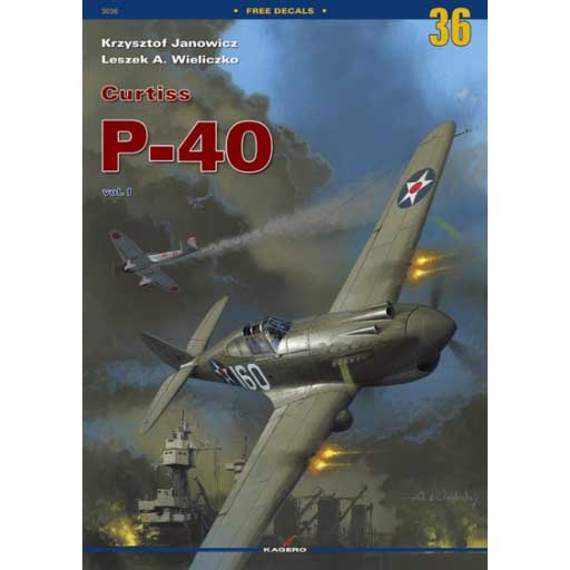 【再入荷】MONOGRAFIE 3036 カーチス P-40 Vol.1 マスキングシール付