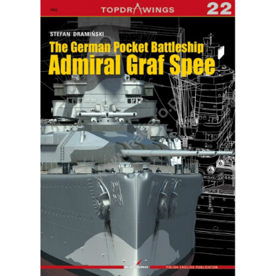 【再入荷】TOPDRAWINGS 7022 ドイツ海軍 ポケット戦艦 アドミラル・グラーフ・シュペー Admiral Graf Spee