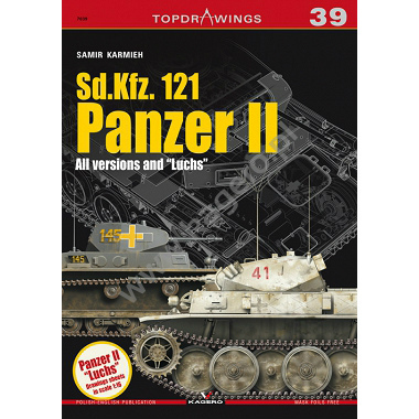 【新製品】TOPDRAWINGS 7039)Sd.Kfz.121 II号戦車 全タイプ&ルクス