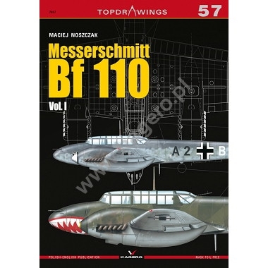 【新製品】TOPDRAWINGS 7057 メッサーシュミット Bf110 Vol.I