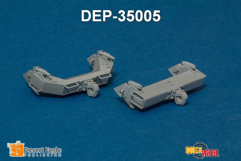 【新製品】DEP35-005)メルカバ 1/2/3用P ブリッジ アダプターセット(前後セット)資料写真（CD-ROM）付