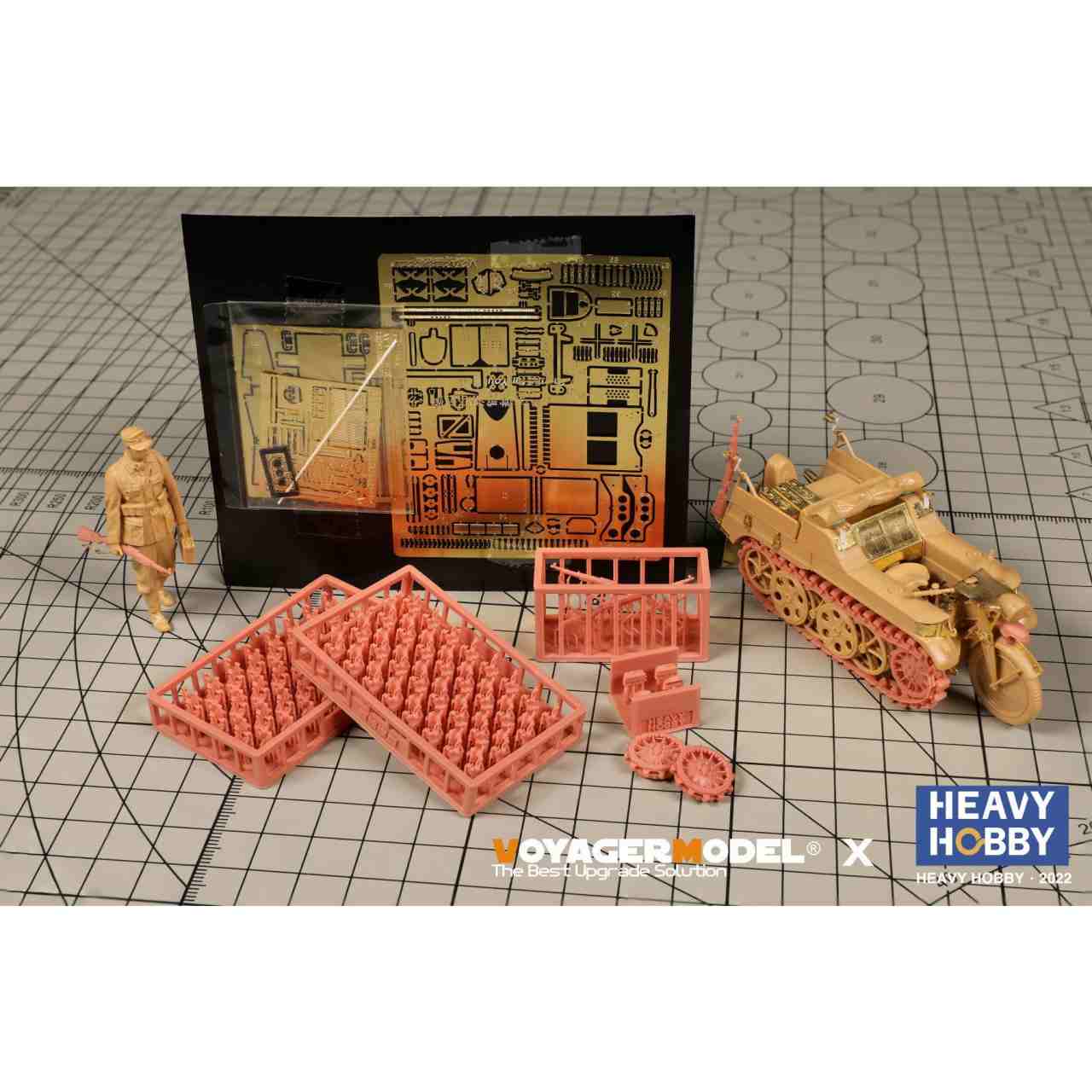 【再入荷】SK-35001 1/35 WWII ドイツSd.Kfz.2 ケッテンクラート中期型 スーパーディテールアップセット 3Dプリンター製