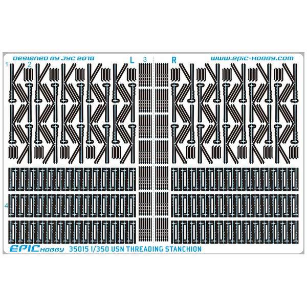 【新製品】EH-PA35015 1/350 WWII 米海軍支柱 (3種入り)