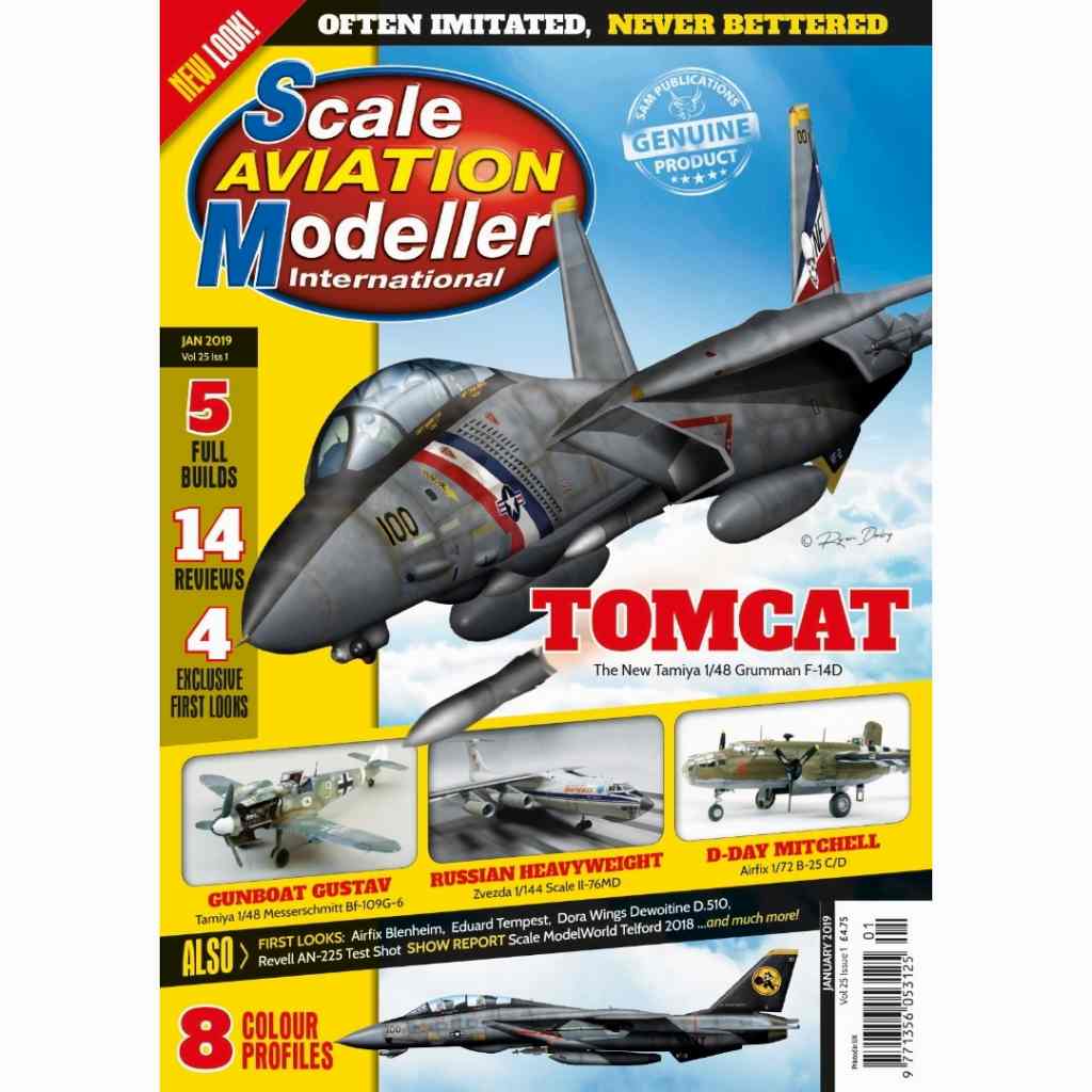 【新製品】スケールアヴィエーションモデラー Vol.25-01 TOMCAT