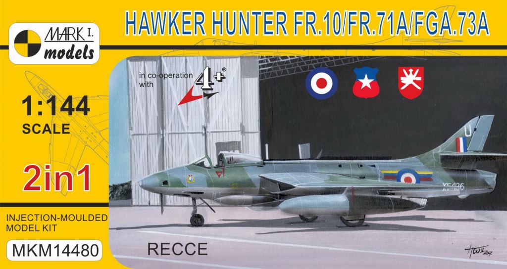 【新製品】MKM14480)ホーカーハンターFR.10/FR.71A/FGA.73A 偵察機
