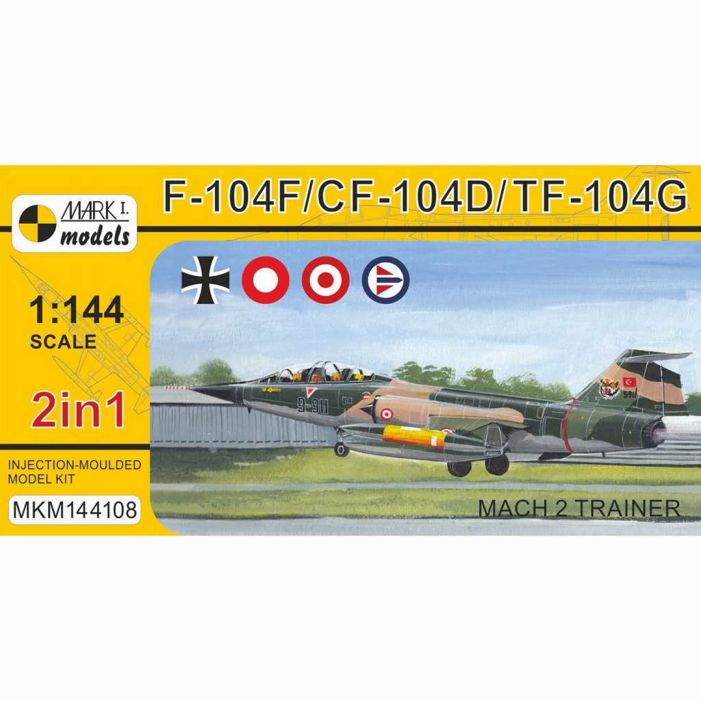 【新製品】MKM144108 F-104F/CF-104D/TF-104G マッハ2トレーナー