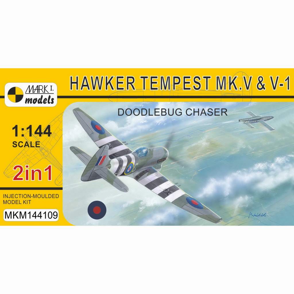 【新製品】MKM144109 1/144 ホーカー テンペスト Mk.V & V-1 ドゥードゥルバグ迎撃 2イン1