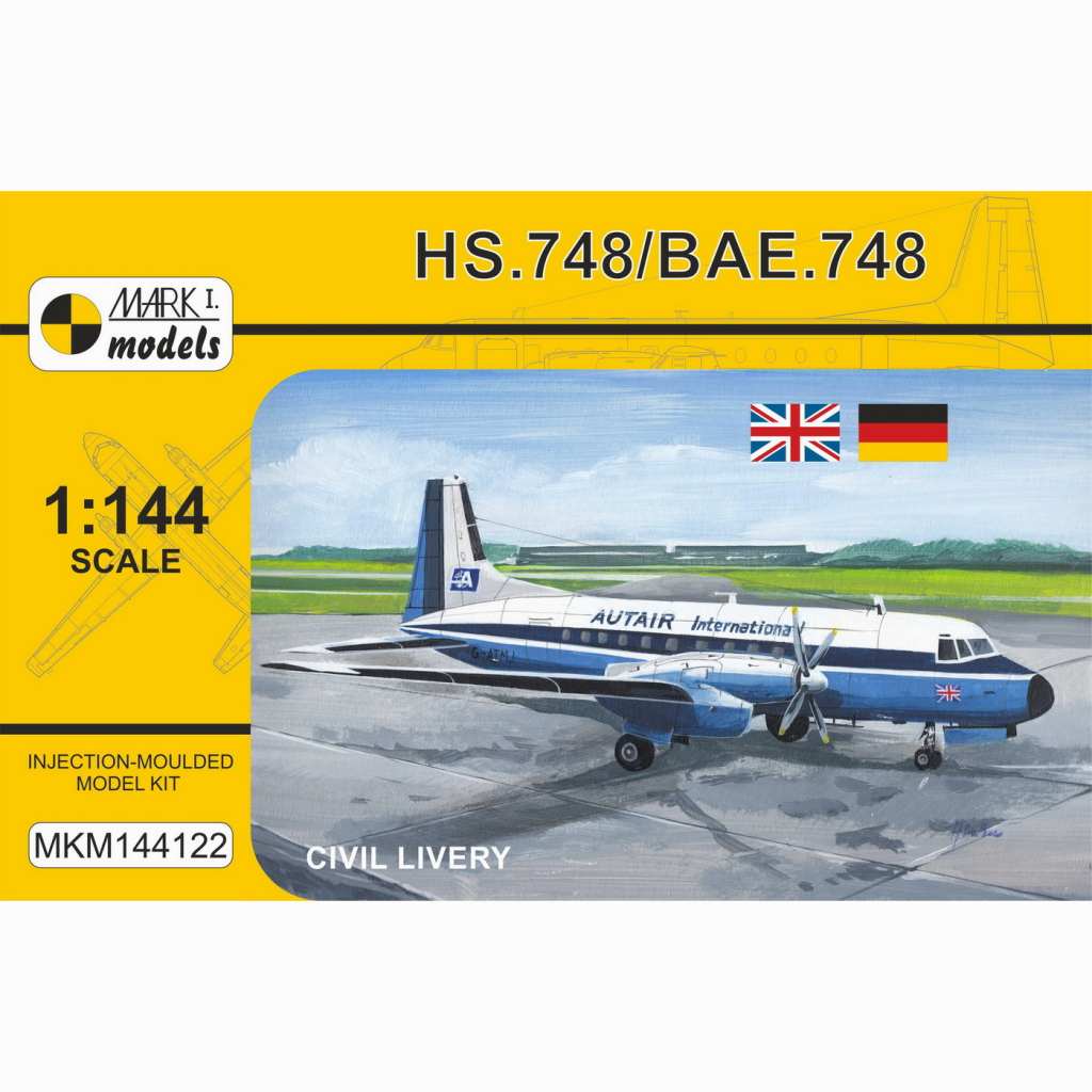 【新製品】MKM144122 アブロ HS.748/BAE.748 ｢民間機｣