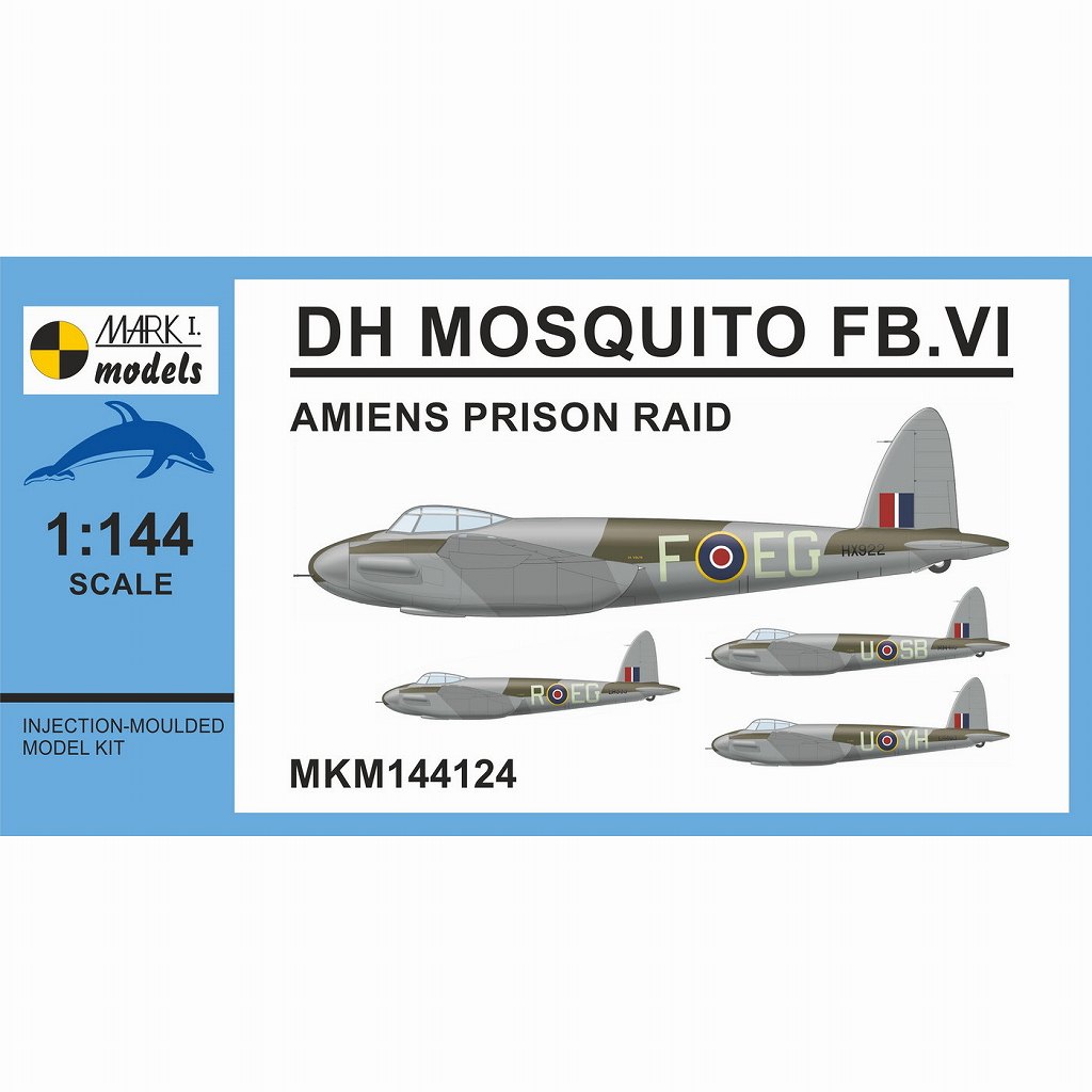 【新製品】MKM144124 1/144 デ・ハビランド モスキート FB.VI 「ジェリコー作戦」