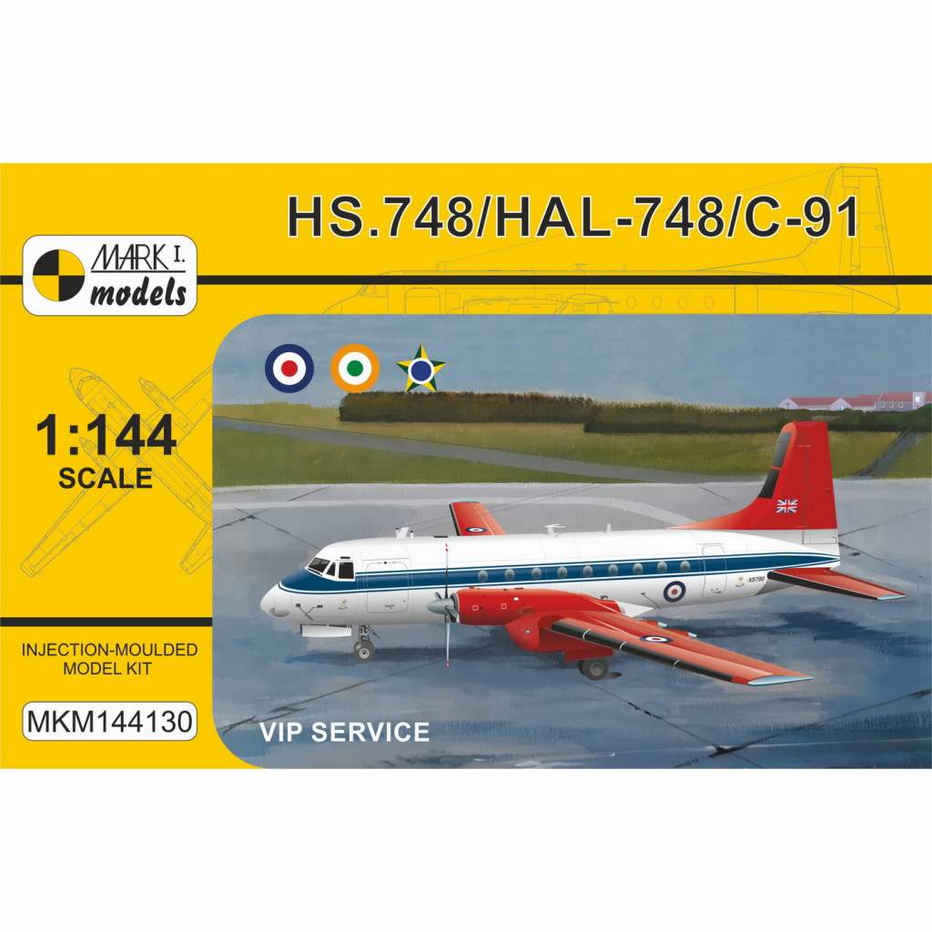 【新製品】MKM144130 1/144 ホーカーシドレー HS.748/HAL-748/C-91 ｢VIP機｣