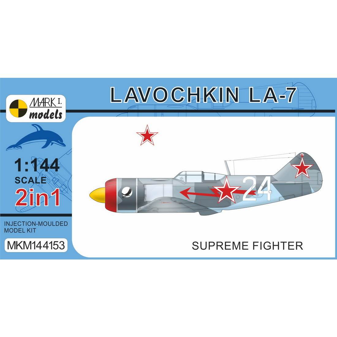 【新製品】MKM144153 1/144 La-7 「最強戦闘機」 2イン1