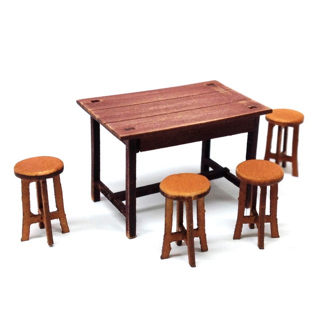【新製品】TAS-03 『テーブルと椅子のセット』組み立てキット