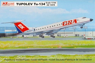 【新製品】[2095011441001] AZ14410)ツポレフ Tu-134 エアフロート/チェコ航空