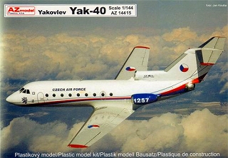 【新製品】[2095011441506] AZ14415)ヤク Yak-40 チェコ空軍/ポーランド空軍/アンゴラ空軍