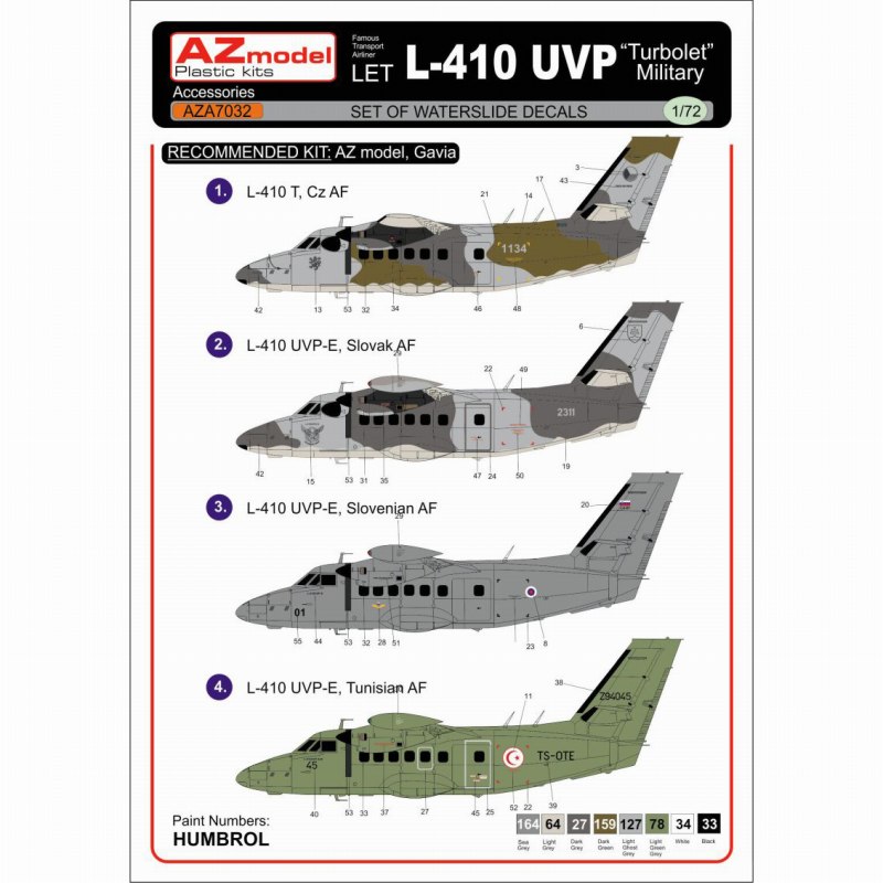 【新製品】AZA7032)LET L-410 UVP ターボレット