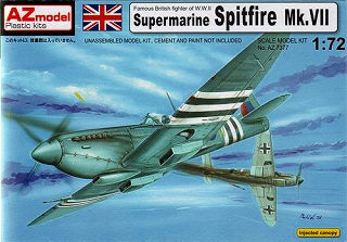 【新製品】[2095017237707] AZ7377)スーパーマリン スピットファイア H.F.Mk.VII