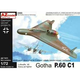 【新製品】[2095017241100] AZ7411)ゴータ P60C-1 計画重ジェット戦闘機