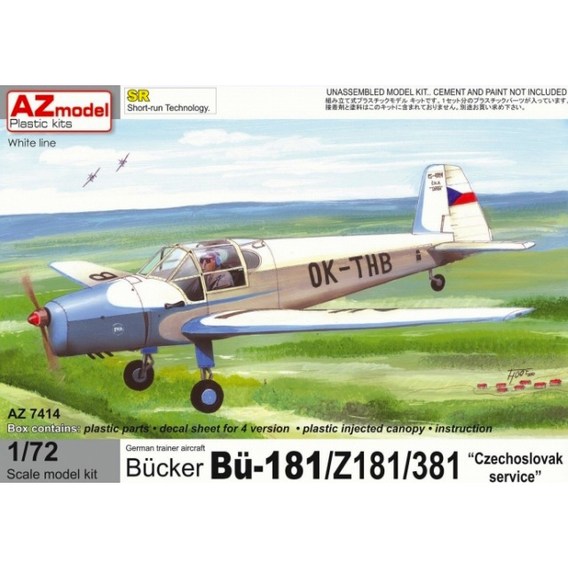 【新製品】[2095017241407] AZ7414)ビュッカー Bu181/Z181/381 チェコスロバキア空軍