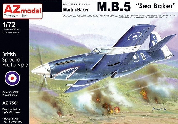 【新製品】AZ7561)マーチンベーカー M.B.5 シーベーカー 1944